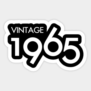 Vintage 1965 Gift 55th Birthday Party Sticker